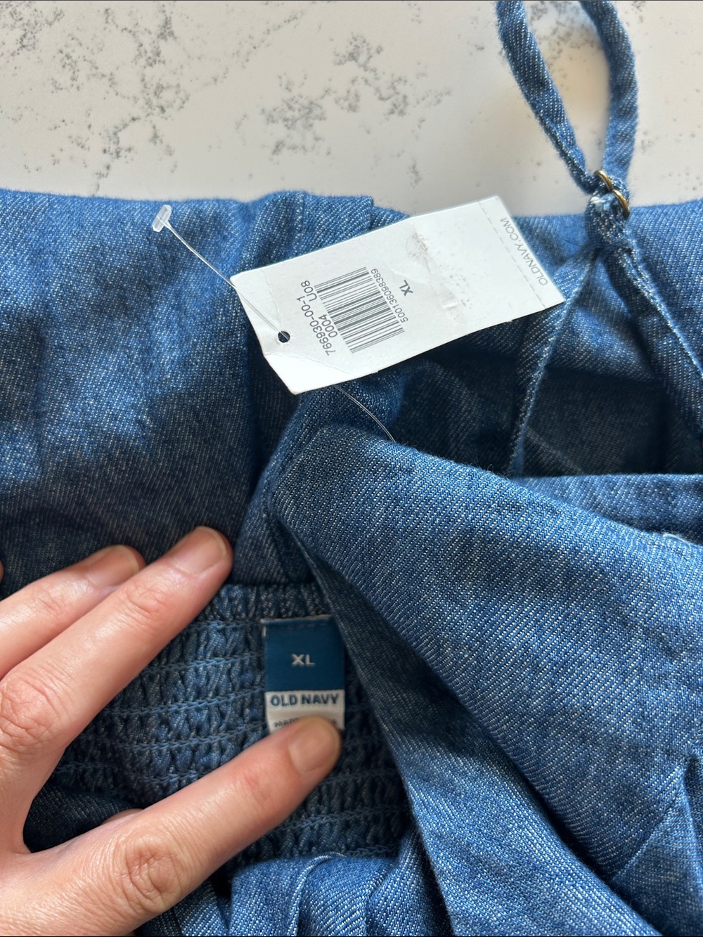 Old Navy denim romper - Picture 3 of 3